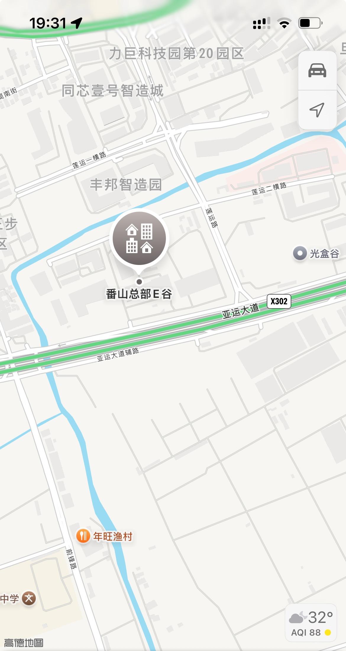 Map location